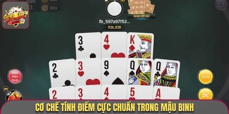 Cơ chế tính điểm cực chuẩn trong Mậu Binh